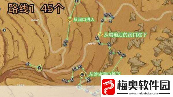 原神艾尔海森突破必备-沙脂蛹高效收集路线揭秘