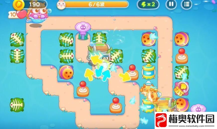 保卫萝卜4海的闺女第55关怎么过