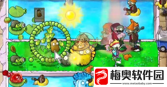 植物大战僵尸杂交版挑战模式第65关怎么过关