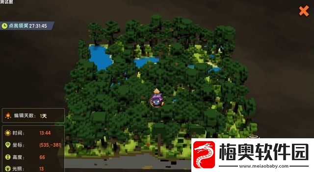 迷你世界雨林神庙怎么找