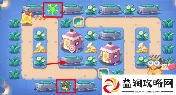 保卫萝卜4阿波道长第14关攻略