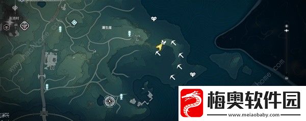 鸣潮红针晶簇采集路线分布图