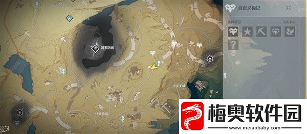 鸣潮红针晶簇采集路线分布图