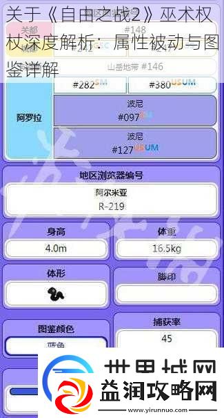 关于自由之战2巫术权杖深度解析：属性被动与图鉴详解