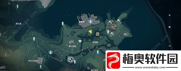鸣潮红针晶簇采集路线分布图
