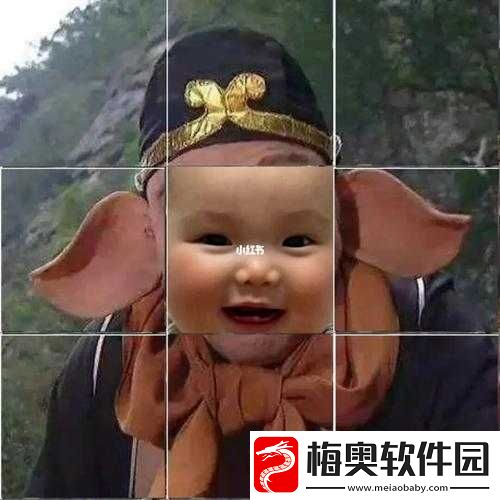 朋友圈分享高清无水印猪八戒拼图九宫格恶搞图片超有趣