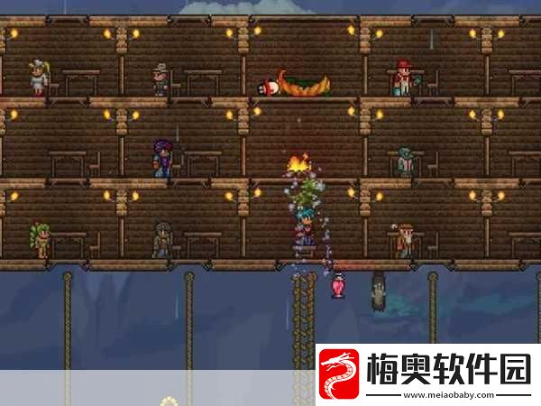 泰拉瑞亚地狱晶塔入住哪个NPC探索神秘的地狱居所