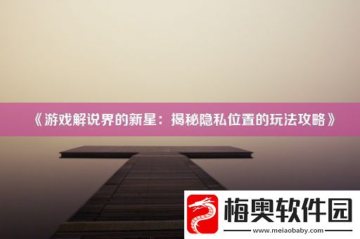 游戏解说界的新星：揭秘隐私位置的玩法攻略