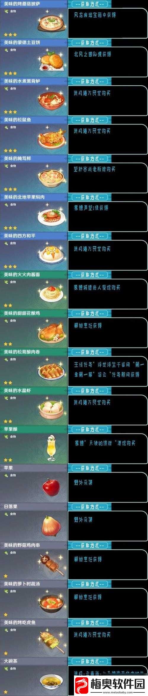 原神美食探索之旅：揭秘扣丝食谱获取攻略-轻松掌握烹饪技巧